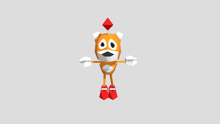Tails Doll RIGGED – Kostenloses 3D-Modell STL