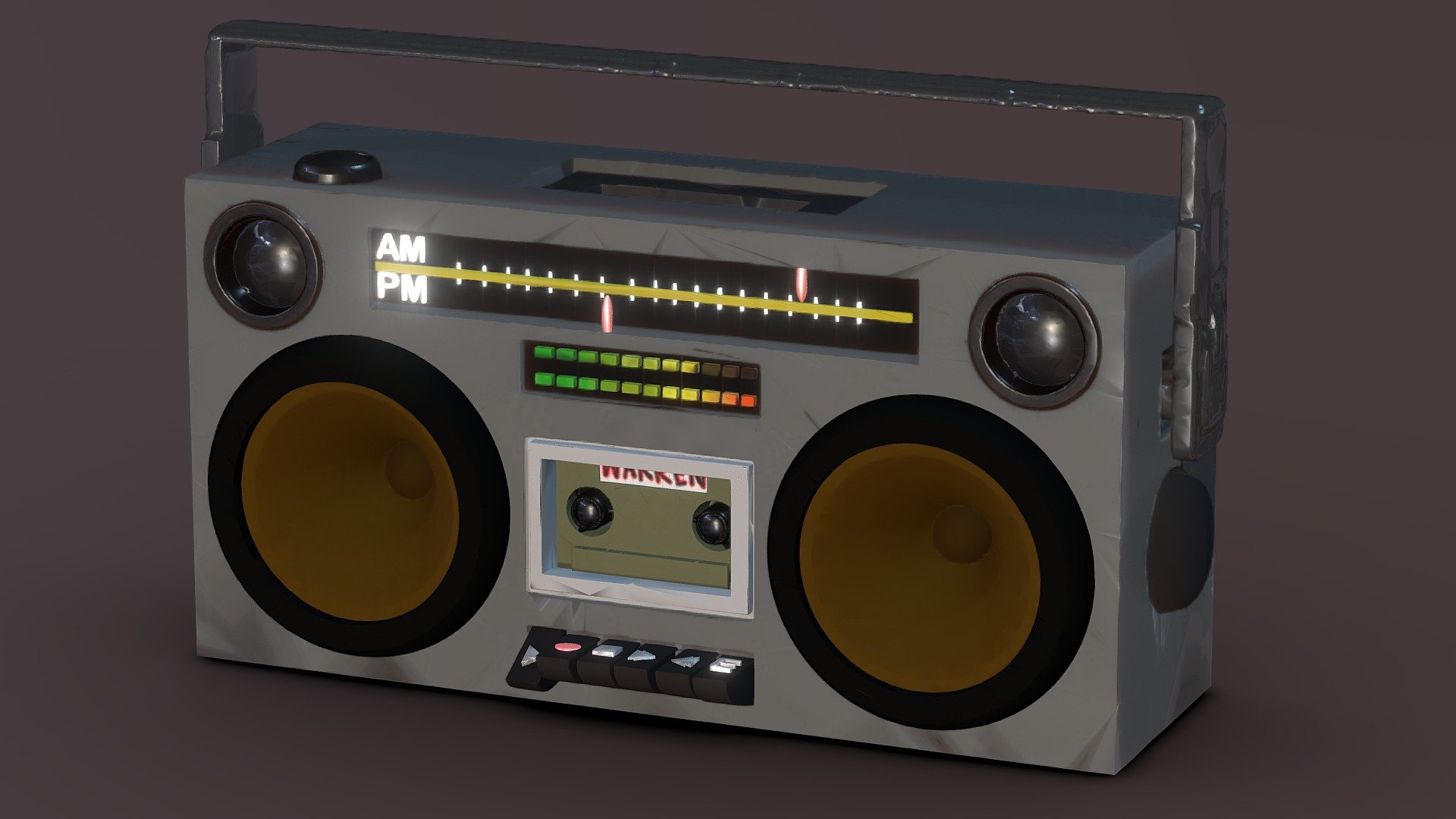 Classic Boombox - Download Free 3D model by urbanmasque [e2c57f3 ...