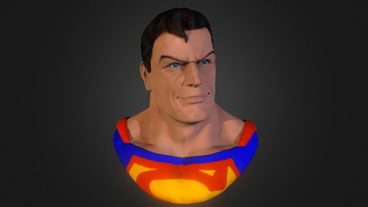 Superman Sculpt+ iPad Pro 3D Model