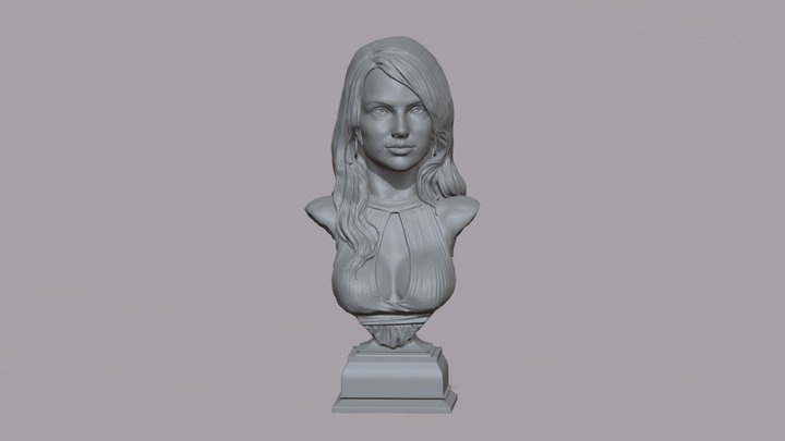 Margot Robbie Test 3D Model