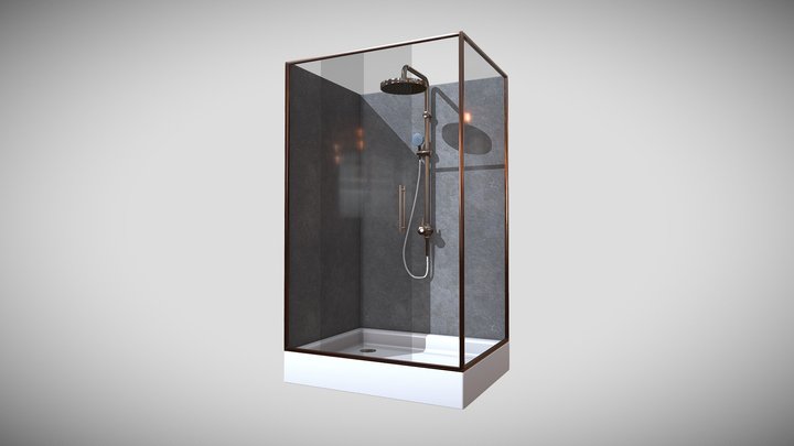Shower Cabin 3D Model