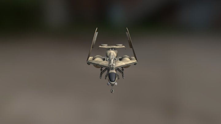 CombatJet 3D Model