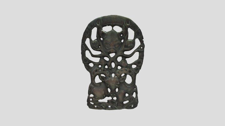 Belt plate (bronze) 3D Model