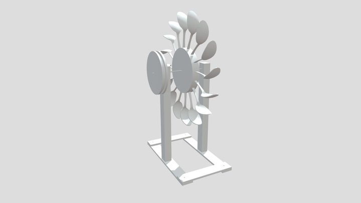 Generador Hidráulico 3D Model