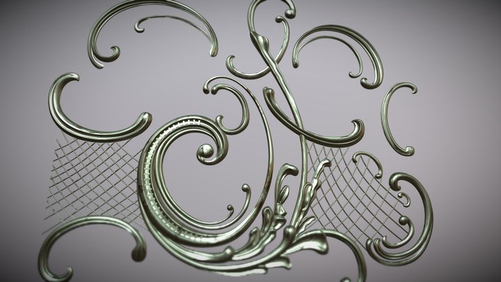 Manafort Filigree 3D Model