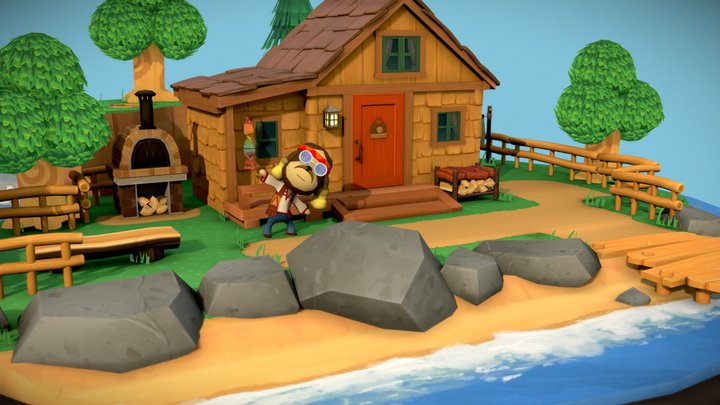 Animal Crossing New Horizons: Harv's Island 3D Model