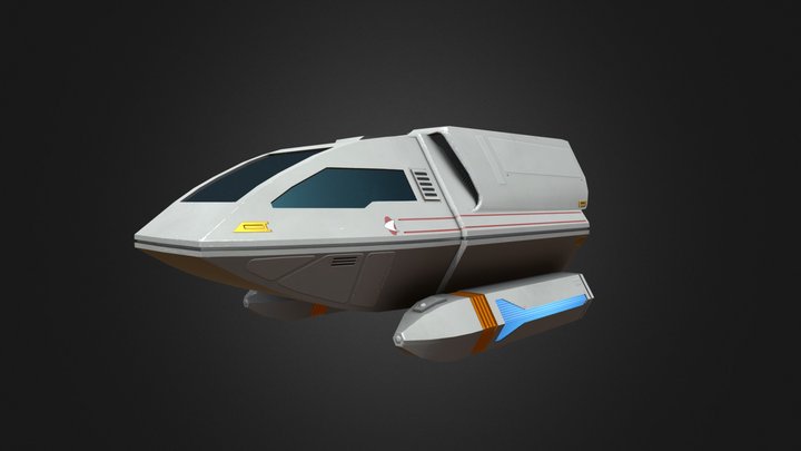 Star Trek - Type 6 shuttle 3D Model