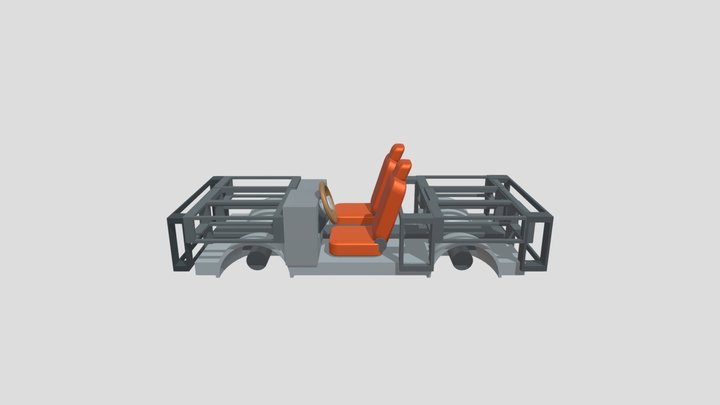 THE ''BOX" CAR 3D Model