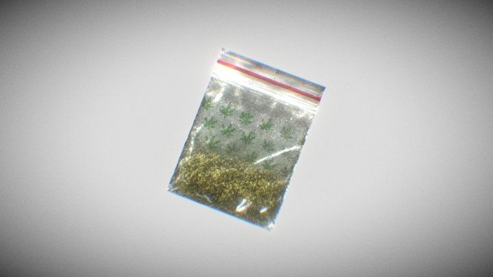 PSX Cannabis Baggie – Modello 3D gratuito STL