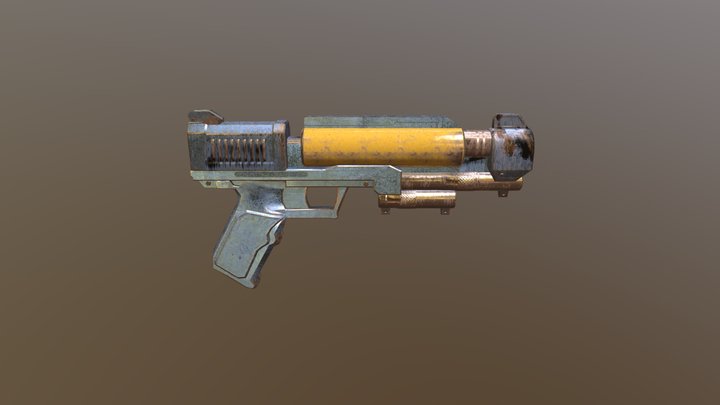 Nurf Gun 3D Model