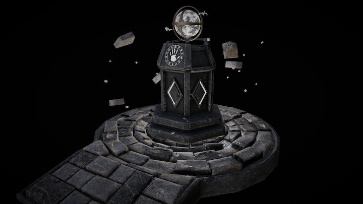 Magic Wind Shrine 3D Model