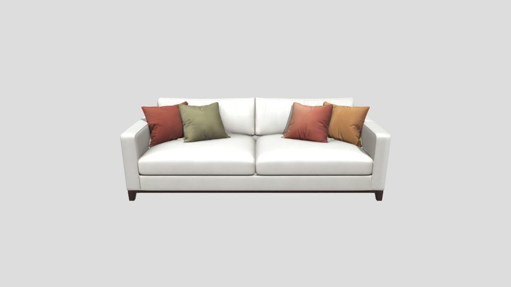 Autumn Palette Sofa 3D Model