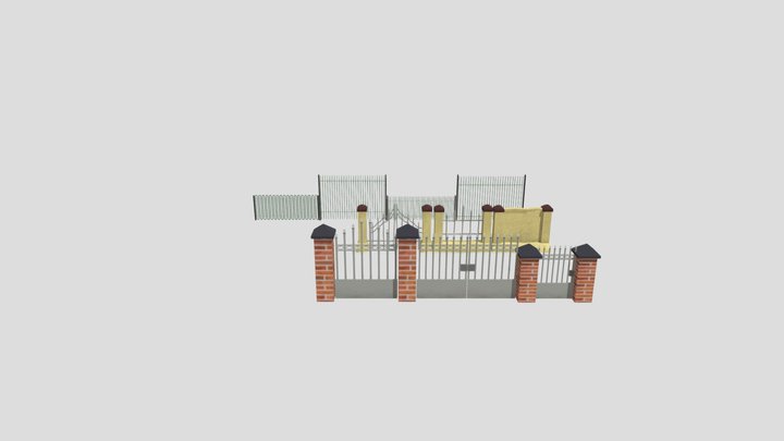 Módulo de Cercas 3D Model