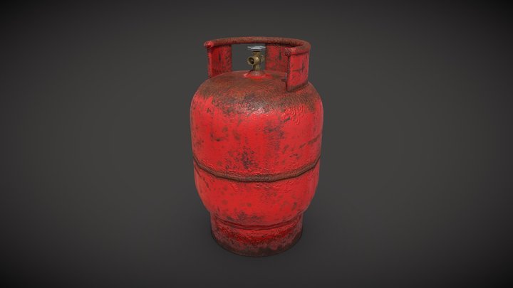 Small gas tank 3D Model