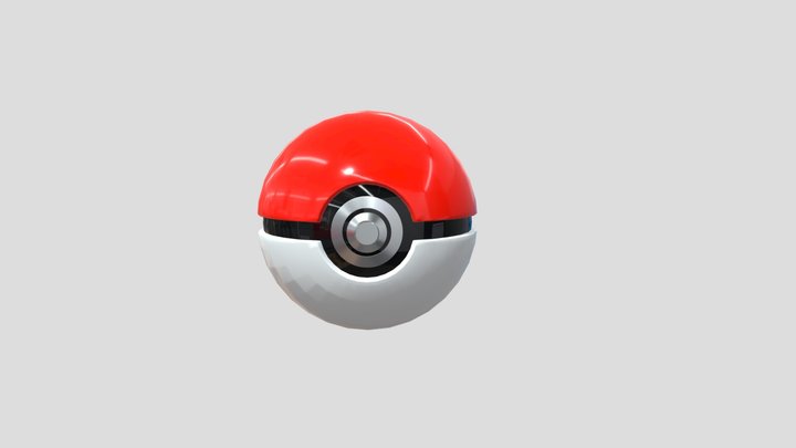 Pokeball 3D Model – Game Asset | Pokémon free 3D Model