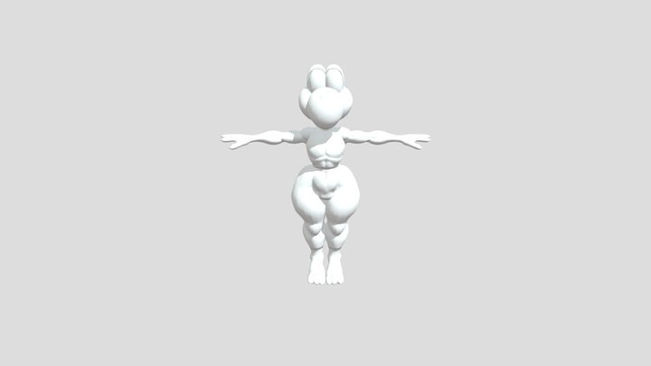 Koopa shell-less 3D Model