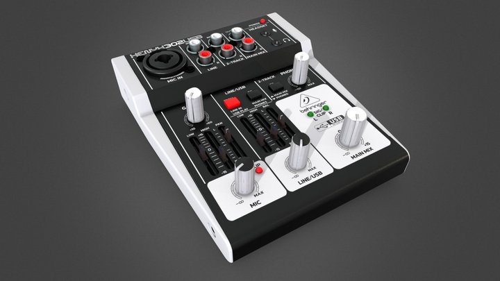 Xenyx302USB 3D Model