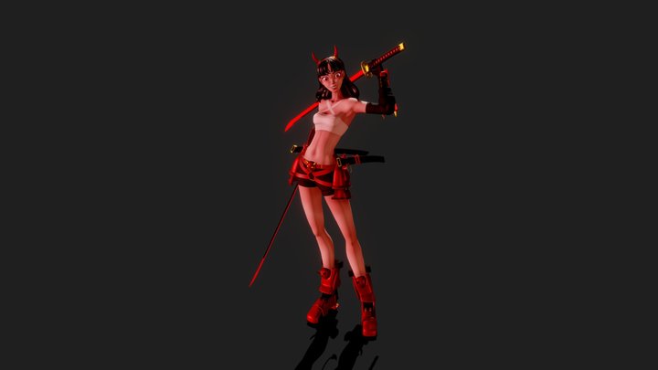 Scarlett 3D Model