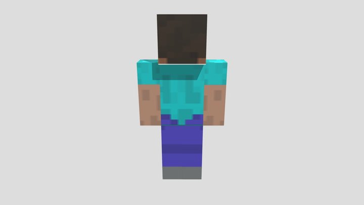 Minecraft Steve 3D Model