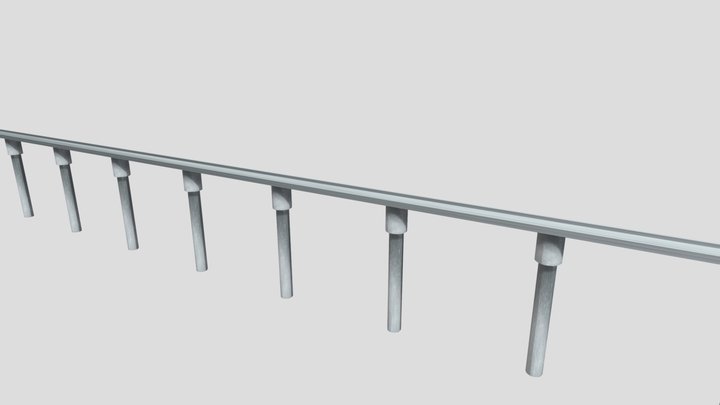 Monorail Track 3D Model