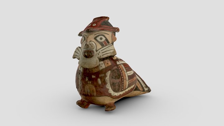 Ser Mítico Antropomorfo Nasca 3D Model
