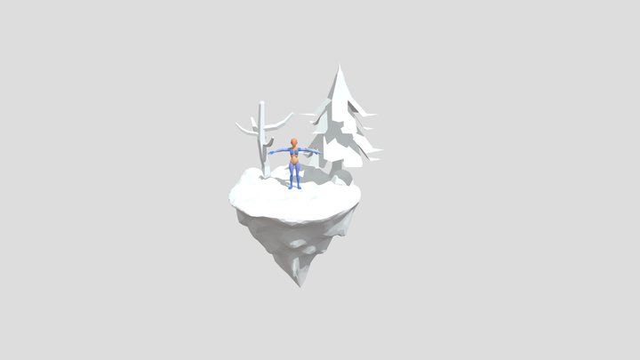 Diorama Mujer Vikinga Gahan 3D Model
