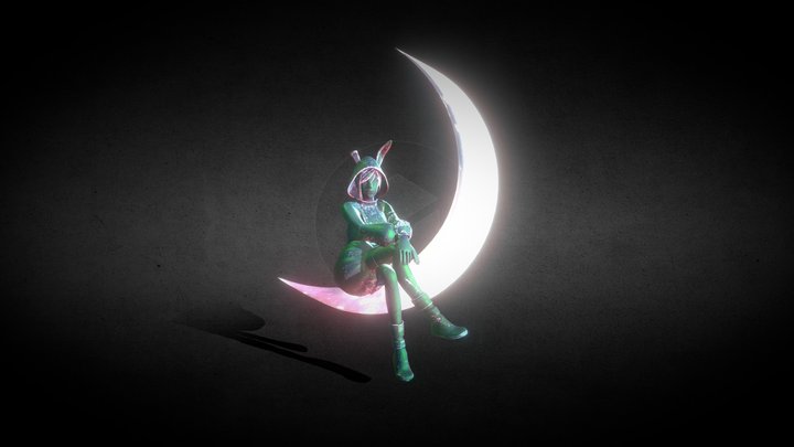 Rabbit Girl 3D Model