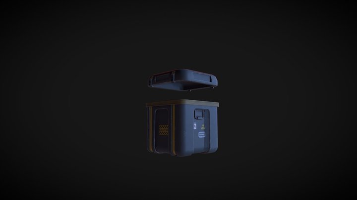 Scifi - Crate 3D Model
