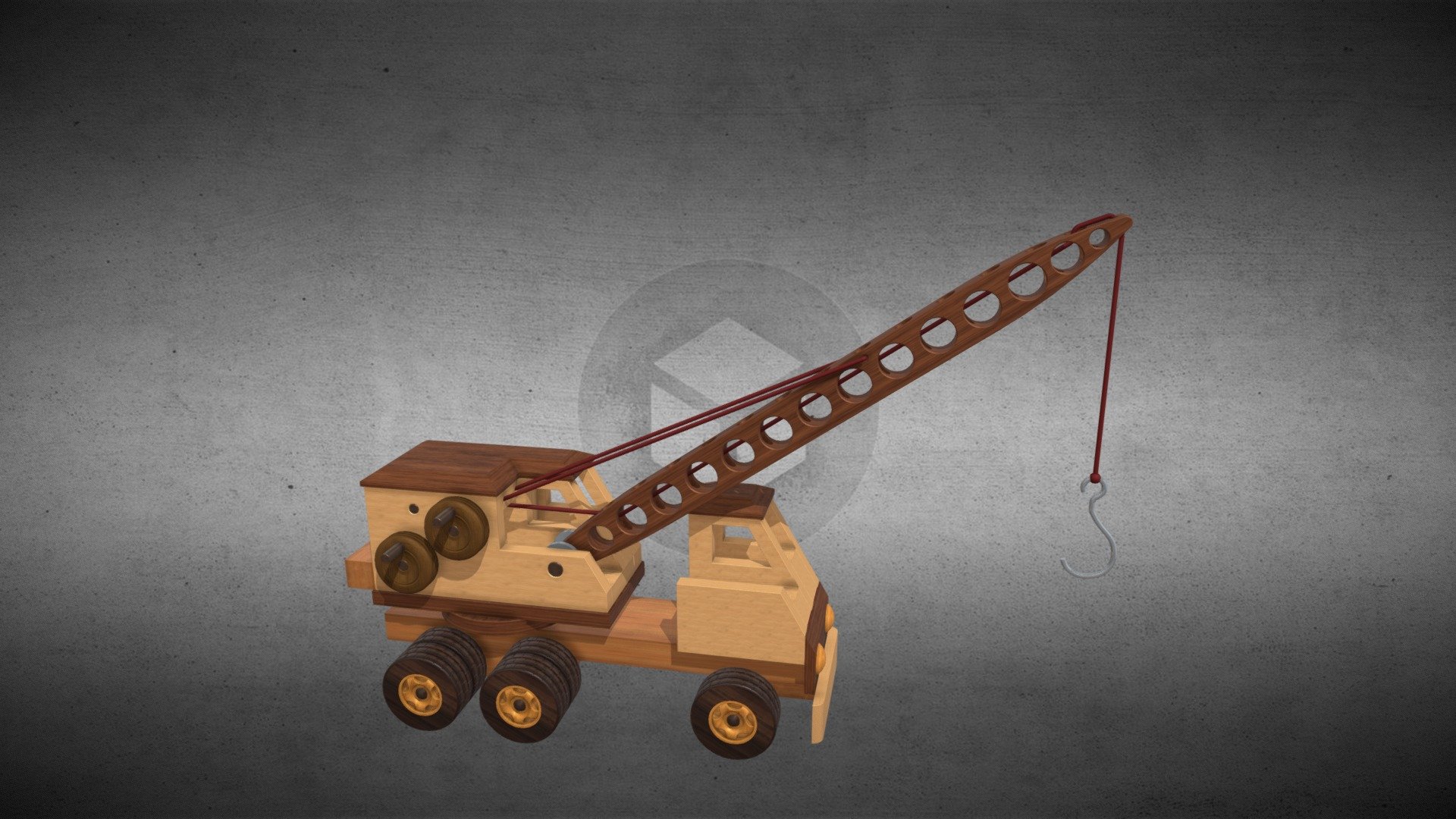 Mobile Crane II Wooden Toy
