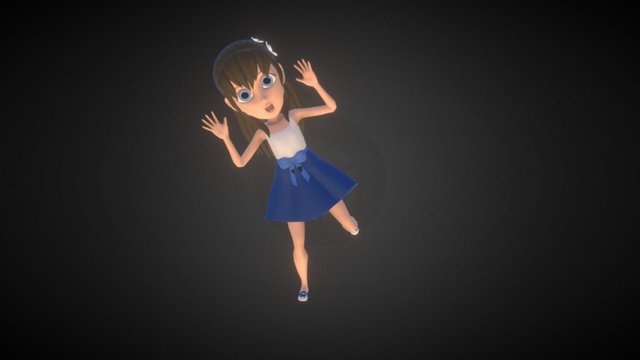 Girl Animations 3D Model