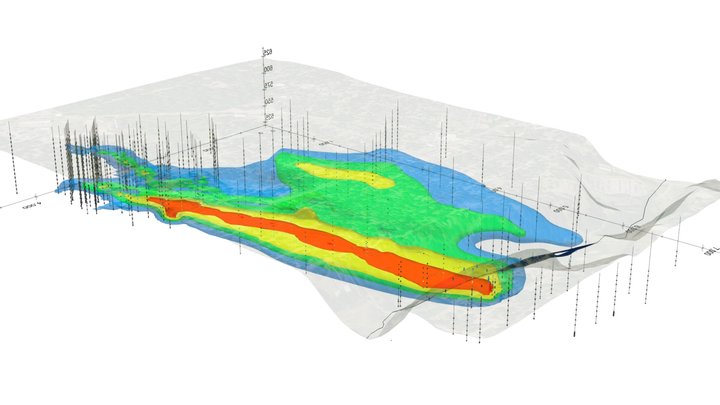Groundwater Plume Example 13 R Priority 3D Model