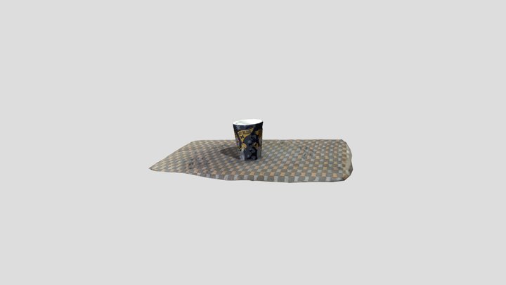 Monica's UM Christmas Mug 3D Model