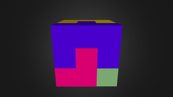 Puzzle Cube 3D Model