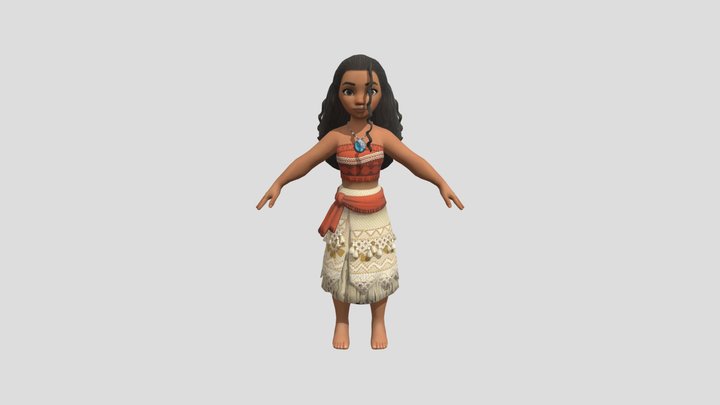 Disney Dreamlight Valley Moana 3D Model