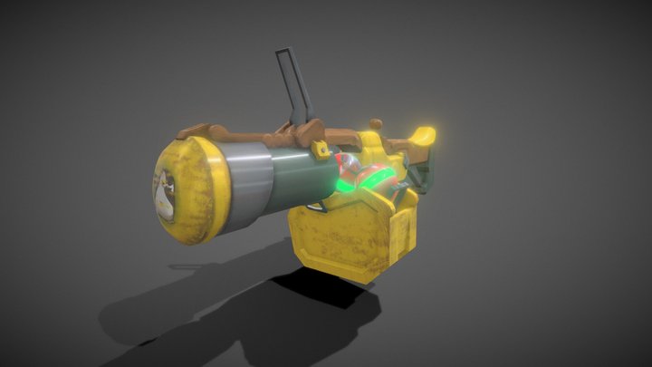 Grande Launcher + Uv 3D Model