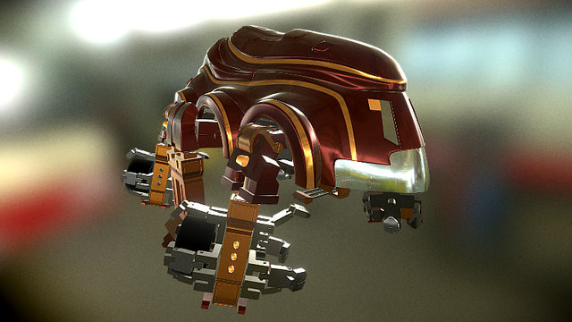 Hexapod - Pit Stop Robot 3D Model