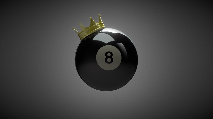 8Ball 3D Model