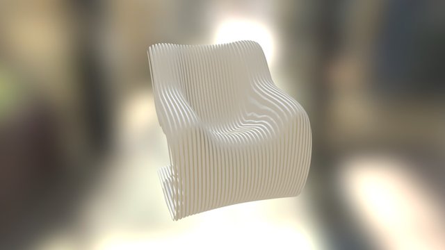Кресло параметрика 3D Model