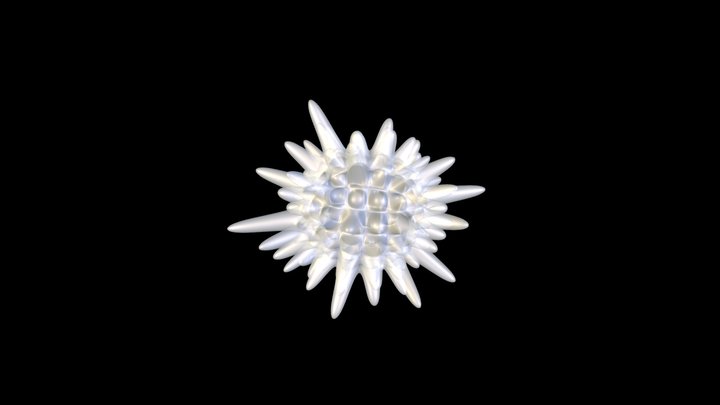Pineapple Hologram lighting test 3D Model