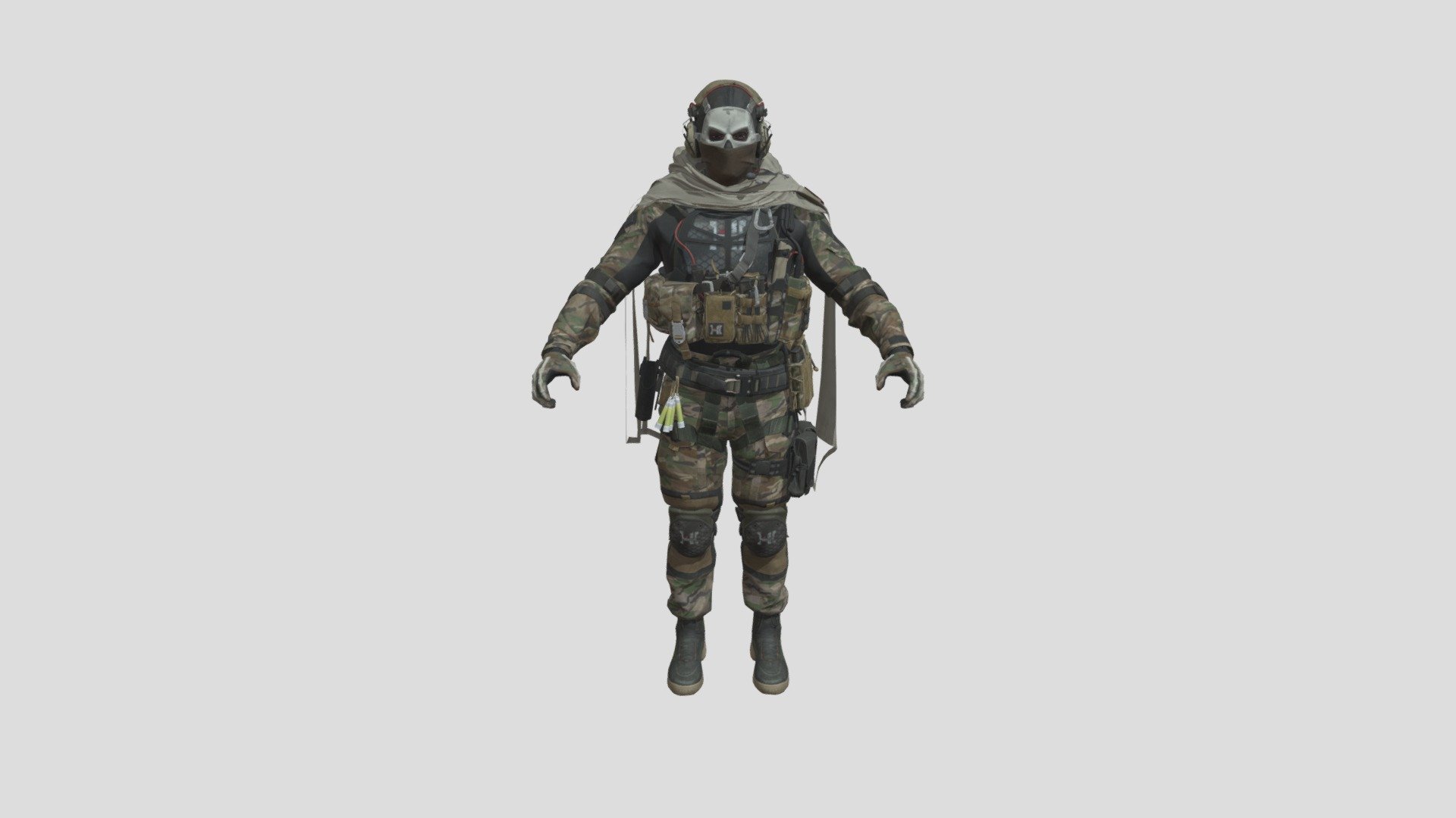 Ghost Standard Character - Download Free 3D model by FoFLaFe [e2ddd1f ...