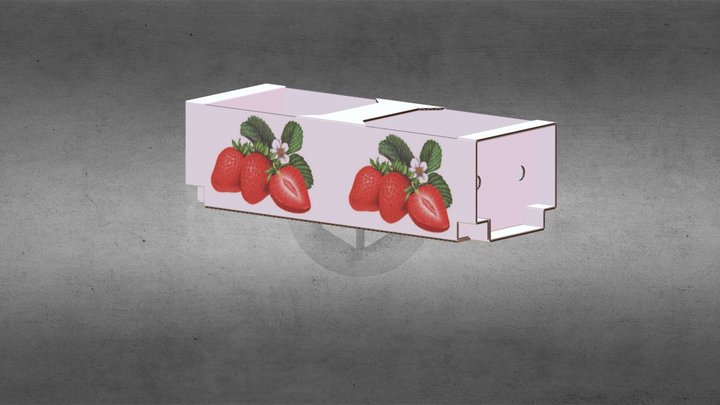 box strawbery 3D Model