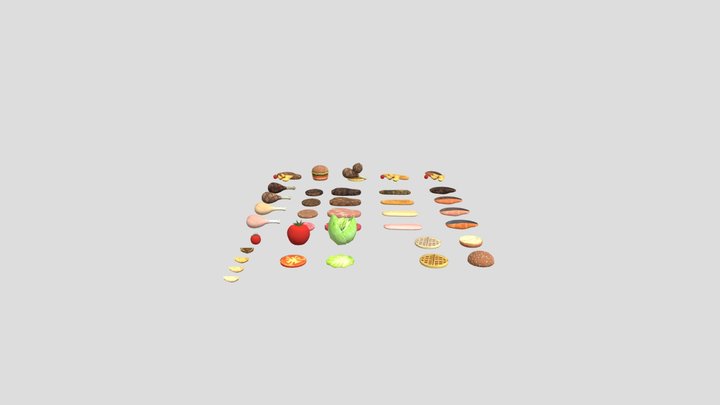 All Food Model 3D Model