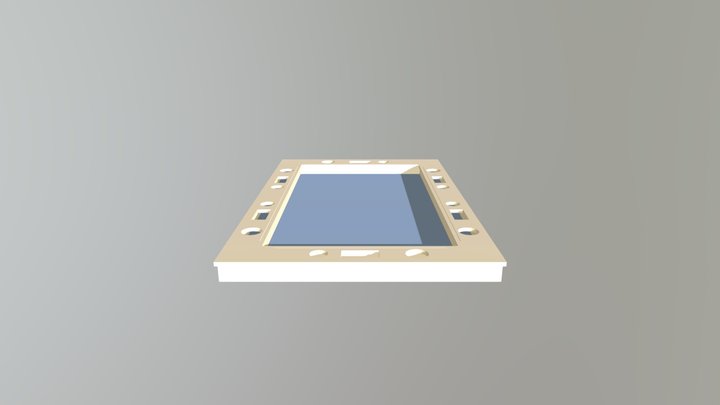 Rönk Studio boardgame table v1 3D Model