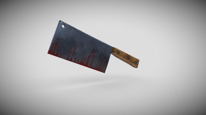 Stylized Cleaver 3D Model