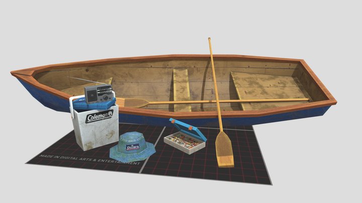 DAE 5 Finished props - By the ocean 3D Model
