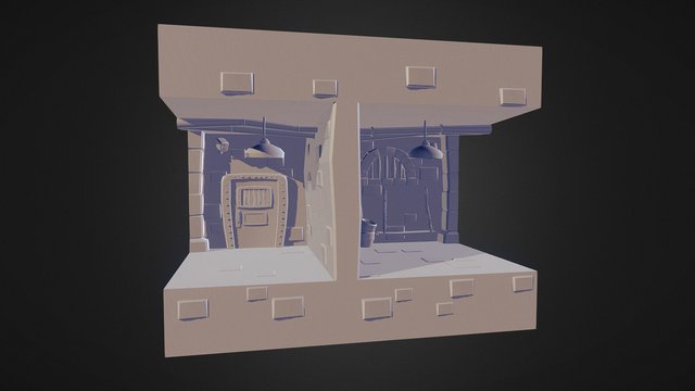 Dungeon Obstacle (O1) 3D Model