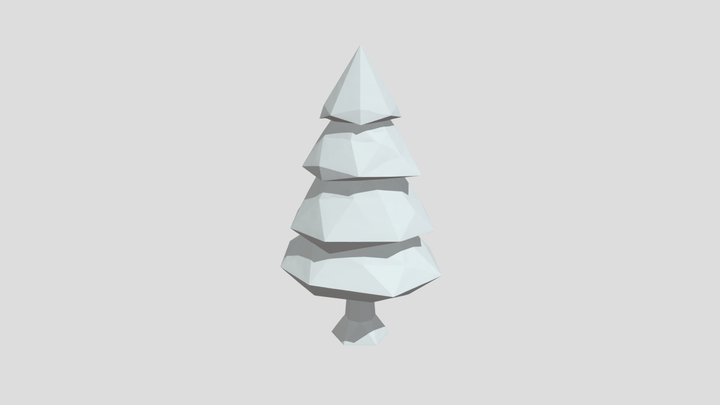 Low Poly Pine Tree
