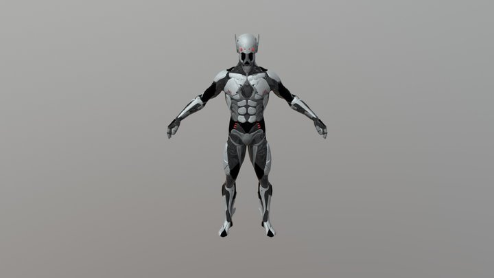 Cyber Ninja Rex 3D Model