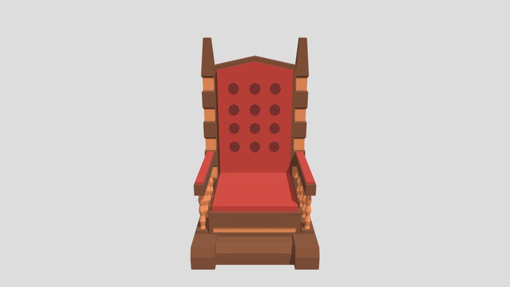 Low Poly Throne