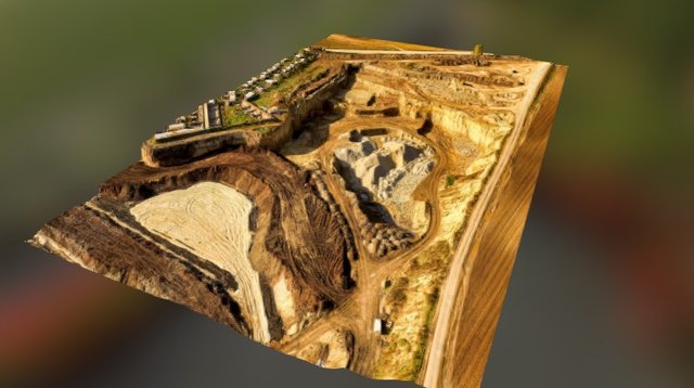 3D mine/quarry modeling 3D Model